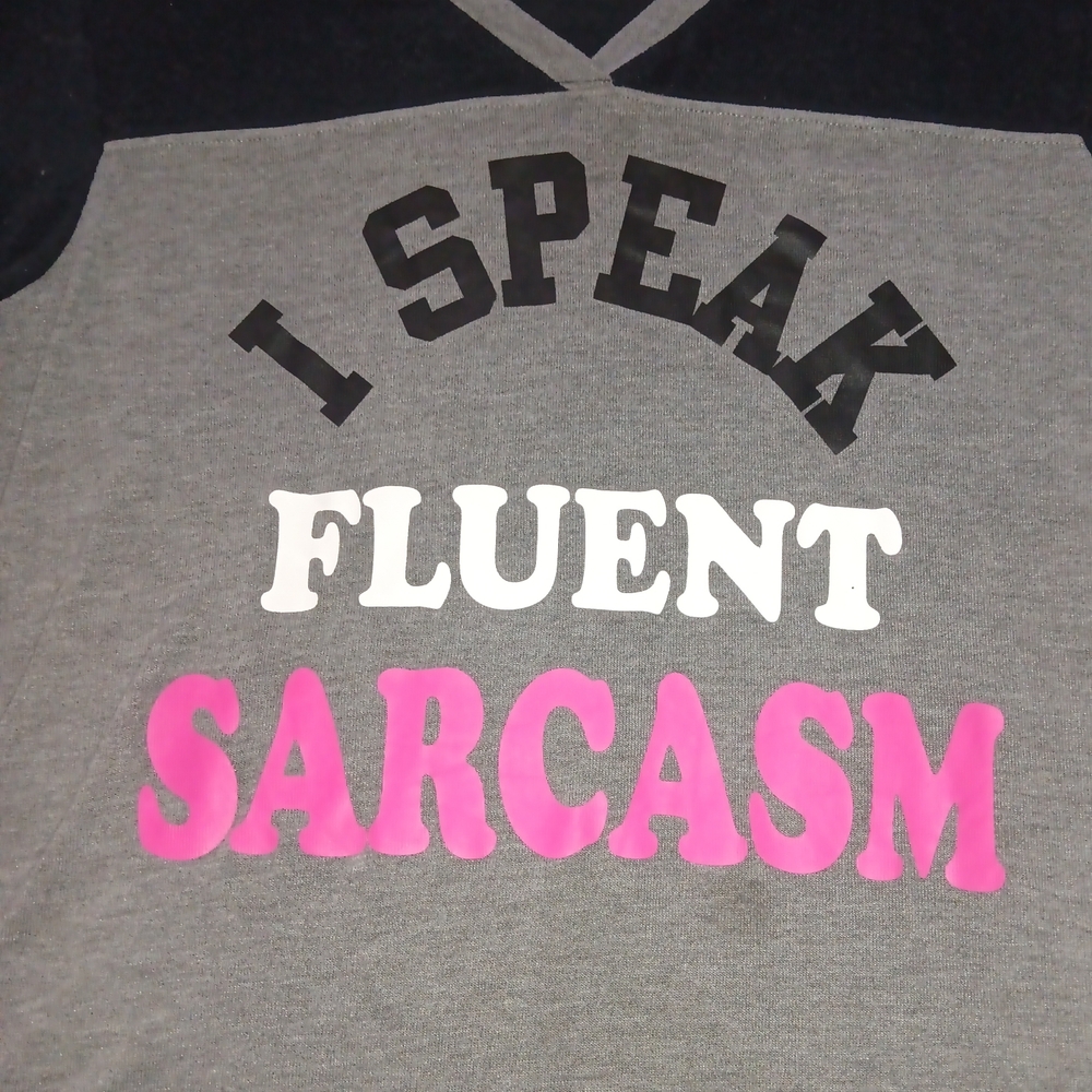 Women's sz2X Thin Long Sleeve Tee Shirt With Quote. Great Used Condition.